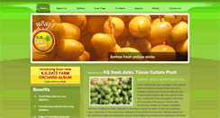 Desktop Screenshot of kgfreshdates.com