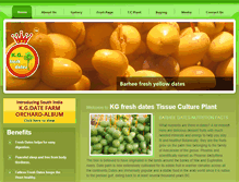 Tablet Screenshot of kgfreshdates.com